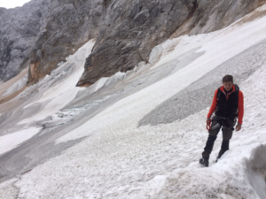 Die Hose im Einsatz auf der kombinierten Tour durchs Höllental auf die Zugspitze