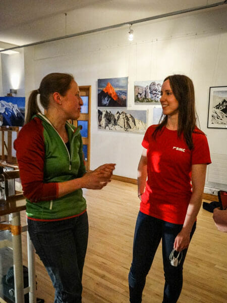 Women in Climbing - Bergfreundin Cora beim SHAFF