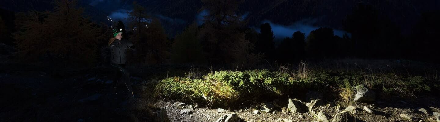 Joggen mit Stirnlampe